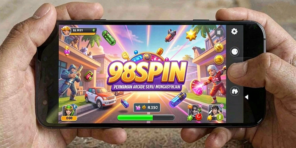 Tampilan menarik dari gameplay 98SPIN yang penuh aksi.