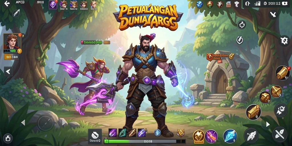 Tampilan gameplay seru API33 dengan aksi pertarungan yang mendebarkan.