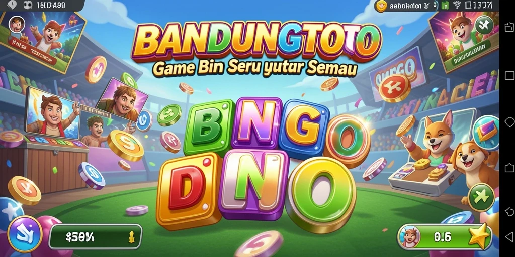 Tampilan gameplay seru dari BANDUNGTOTO dengan suasana Bingo yang menarik.