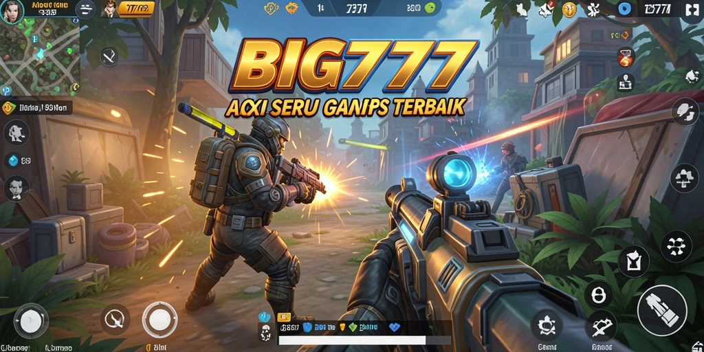 Tampilan gameplay mendebarkan dan seru dalam BIG777