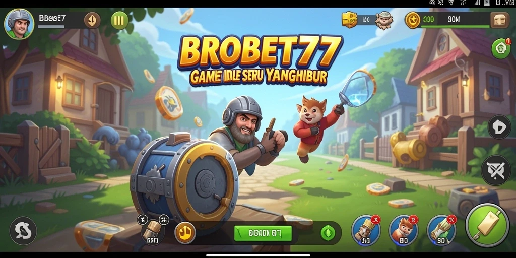 Tampilan gameplay santai dan menyenangkan dari BROBET77.