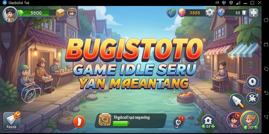Tampilan gameplay Idle yang menarik dan menantang di BUGISTOTO.