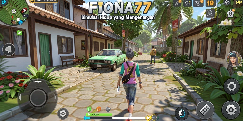 Screenshot FIONA77 menampilkan pengalaman simulasi yang imersif.