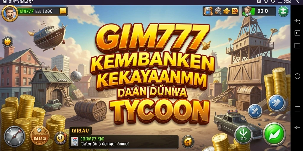 Tangkapan layar GIM777 menampilkan pengelolaan bisnis yang dinamis dan penuh warna.