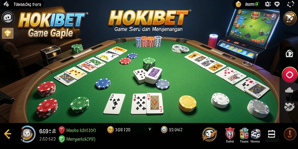 Tampilan utama gameplay HOKIBET yang seru dan interaktif.