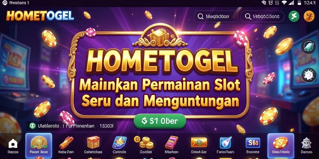 Menampilkan gameplay menarik HOMETOGEL di slot.