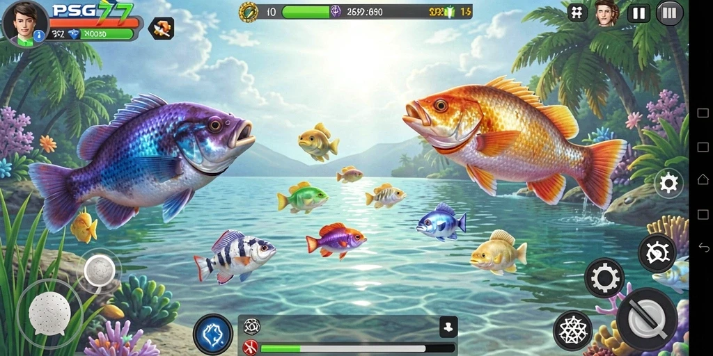 Screenshot gameplay Tembak Ikan yang seru dan penuh aksi.