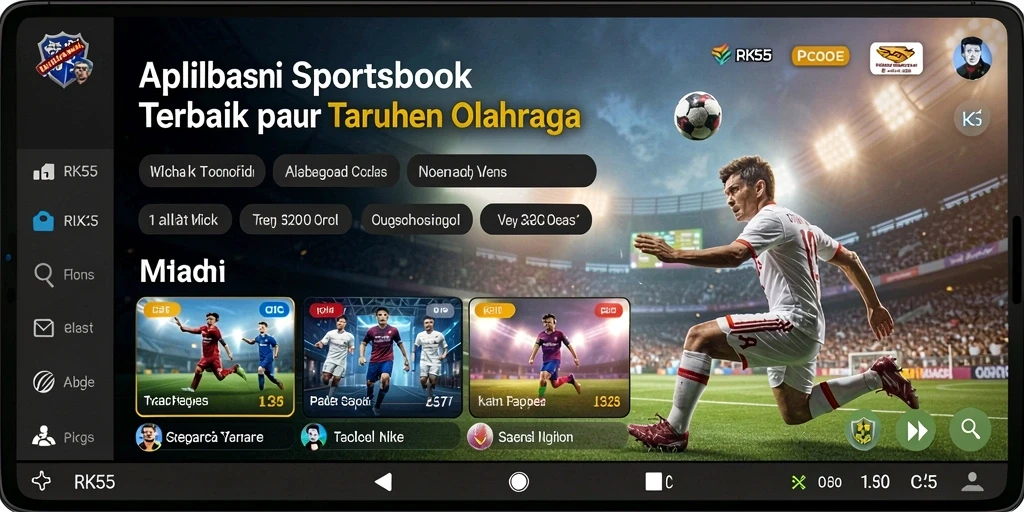 Tampilan grafik menakjubkan dengan gameplay tangkas di RK55.