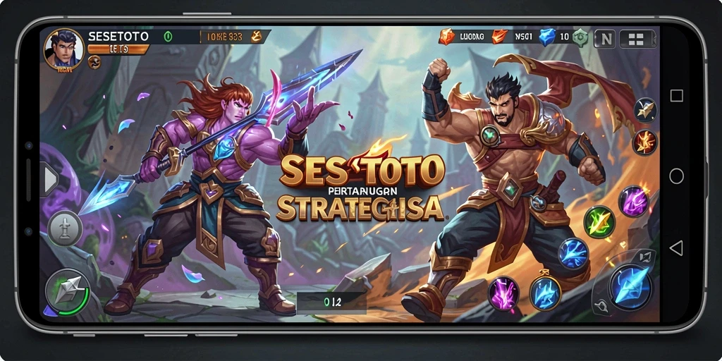Screenshot <strong>SESETOTO</strong> menampilkan aksi seru dalam pertempuran MOBA.