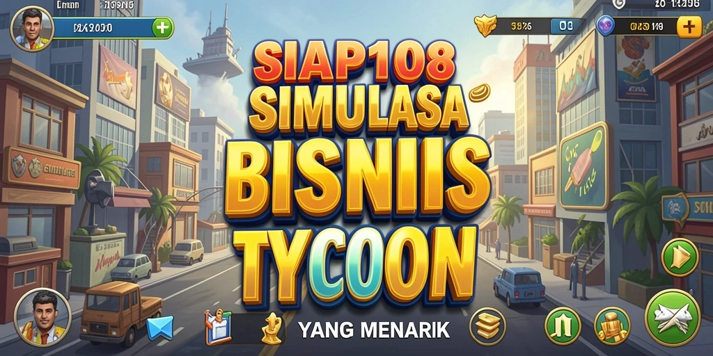 Tangkapan layar gameplay <strong>SIAP108</strong> yang menunjukkan simulasi bisnis Tycoon yang menarik.