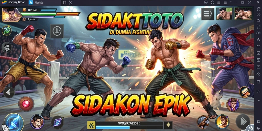 Gameplay seru di SIDAKTOTO dengan aksi pertarungan yang mendebarkan.