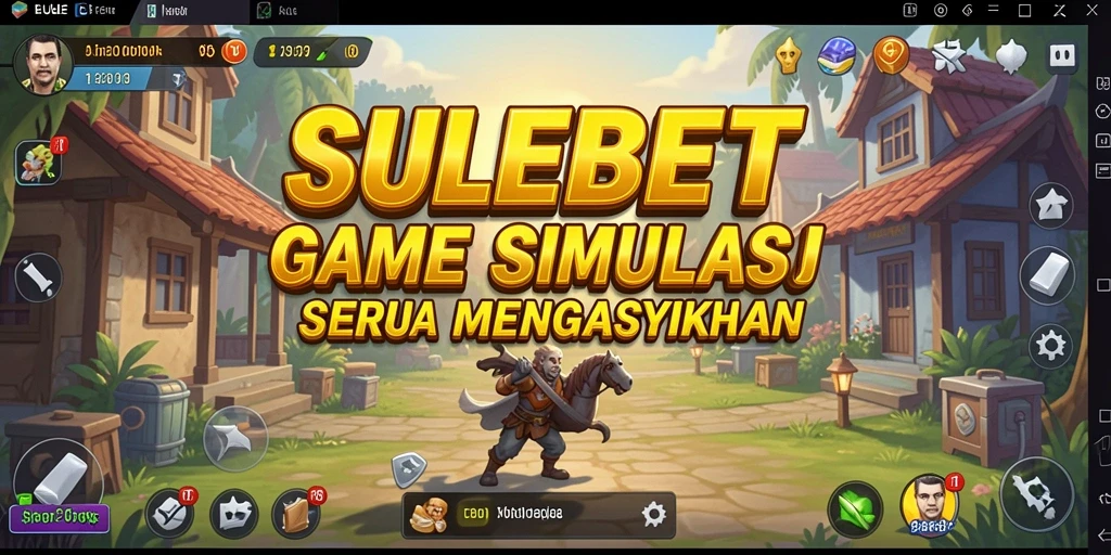Screenshot utama gameplay SULEBET yang menggambarkan pengalaman simulasi yang menarik.