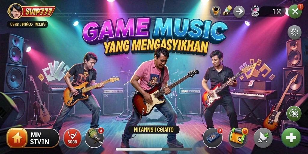 Tampilan permainan SVIP777 yang menawan dengan alunan musik.