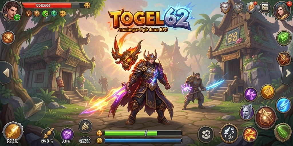 Screenshot gameplay TOGEL62 menampilkan karakter dalam petualangan menegangkan.