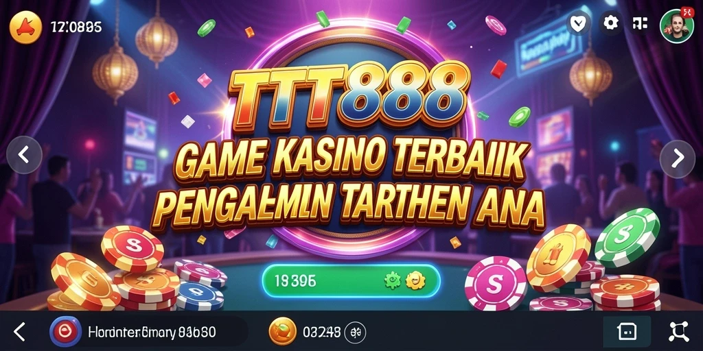 Tampilan gameplay menarik dari TTT888 yang menampilkan variasi permainan Kasino.