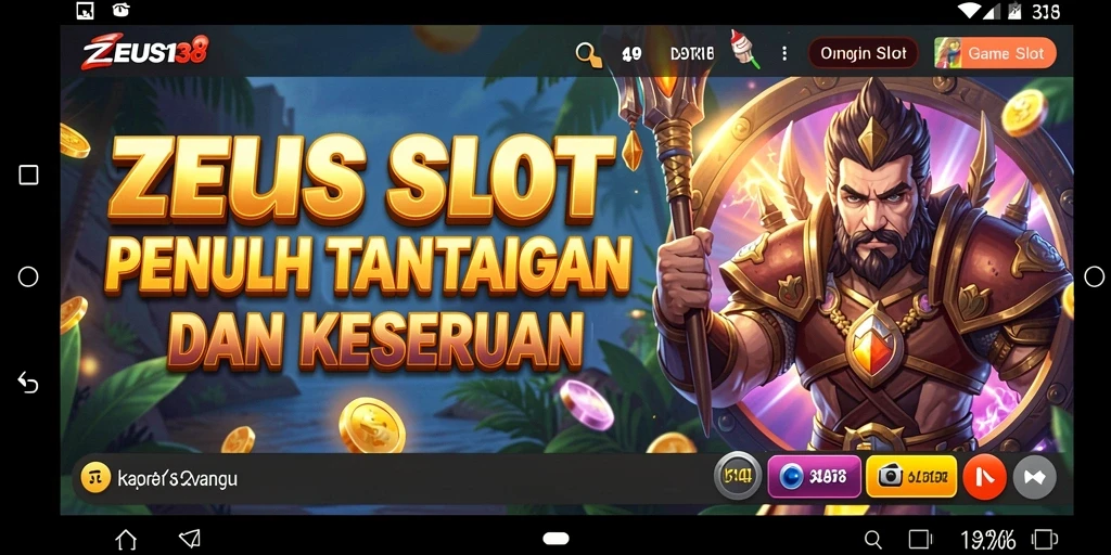 Tampilan gameplay ZEUS138 yang menarik dan interaktif.